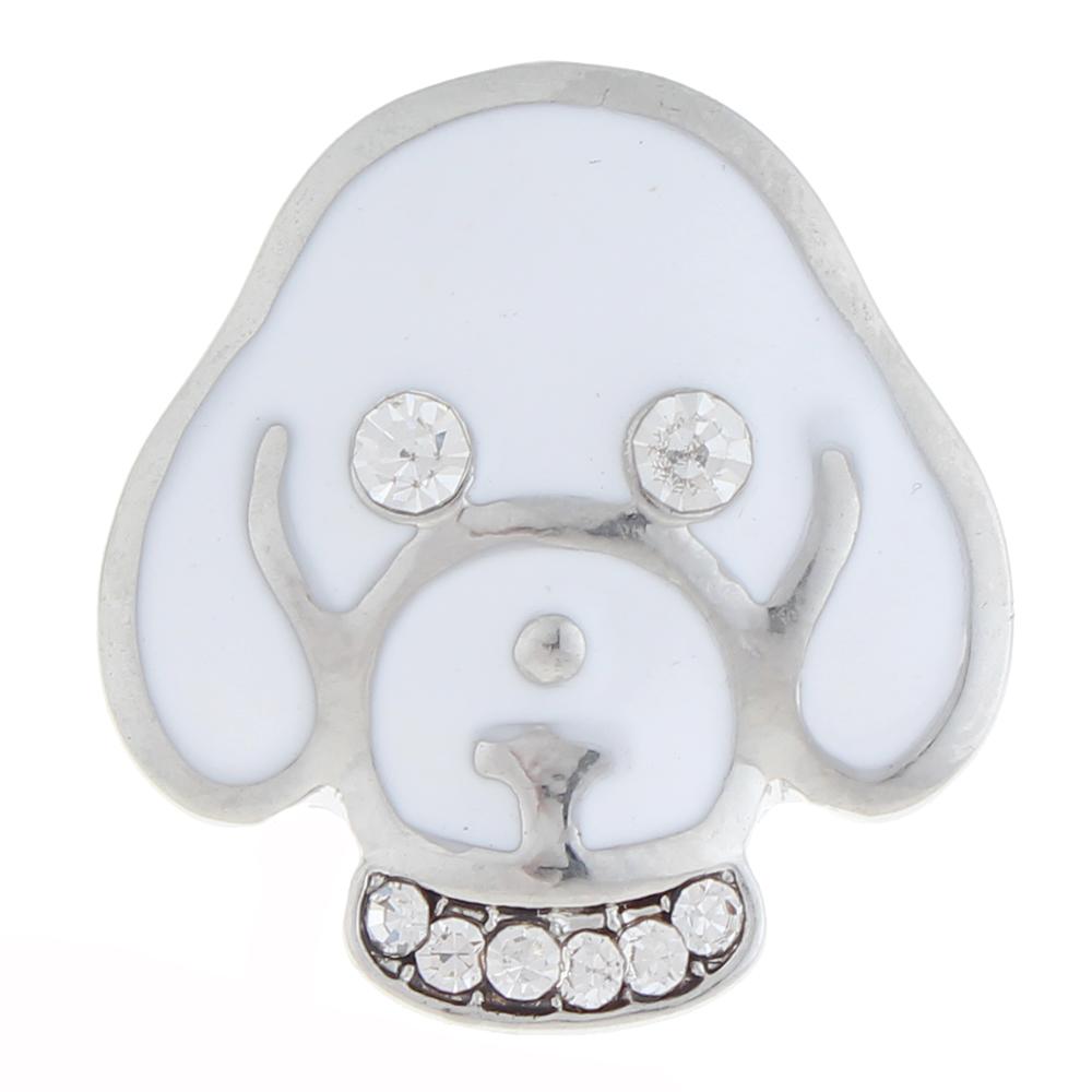 20MM dog snaps with rhinestone 20mm Snap Button
