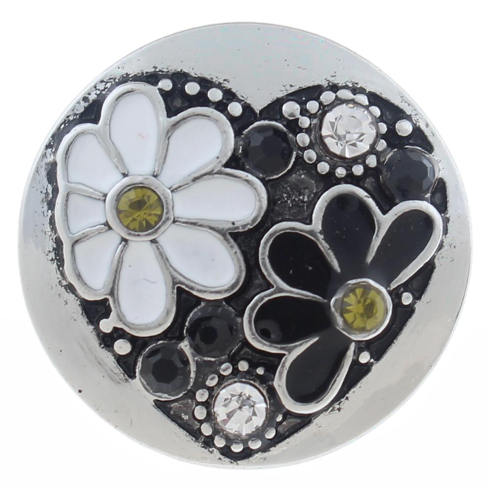 20MM snaps with rhinestone Snap Button