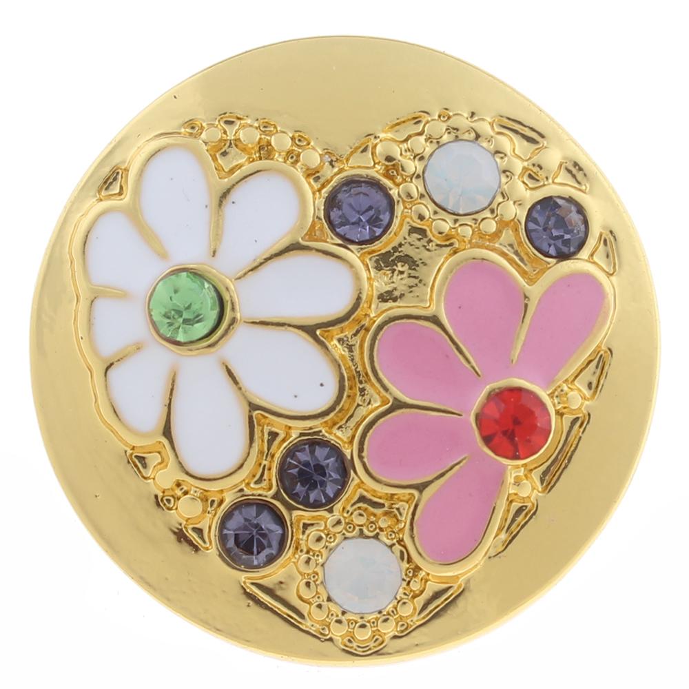 20MM snaps with rhinestone Snap Button