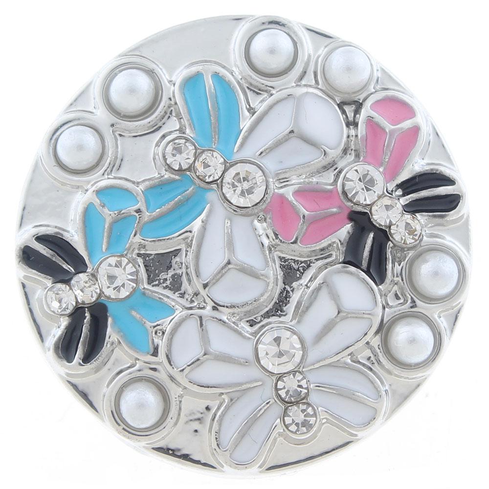 20MM snaps with rhinestone Snap Button