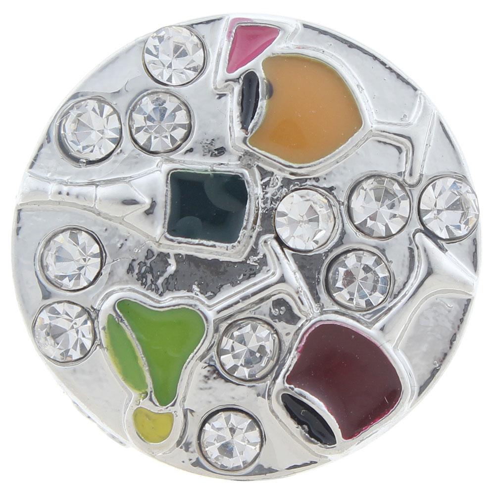 20MM snaps with rhinestone Snap Button