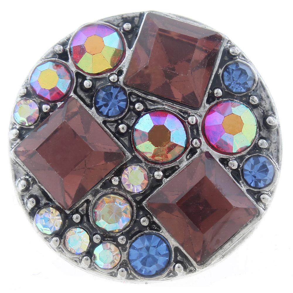 20MM snaps with rhinestone Snap Button