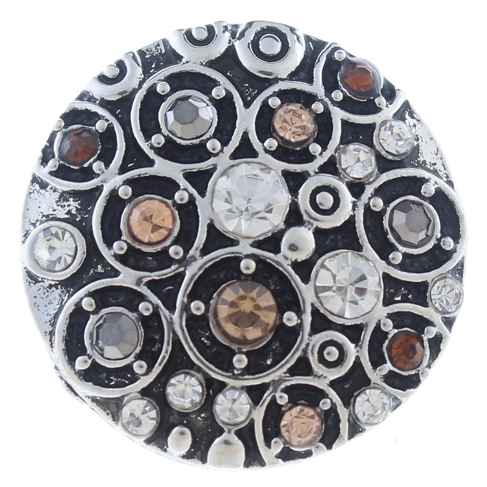 20MM snaps with rhinestone Snap Button