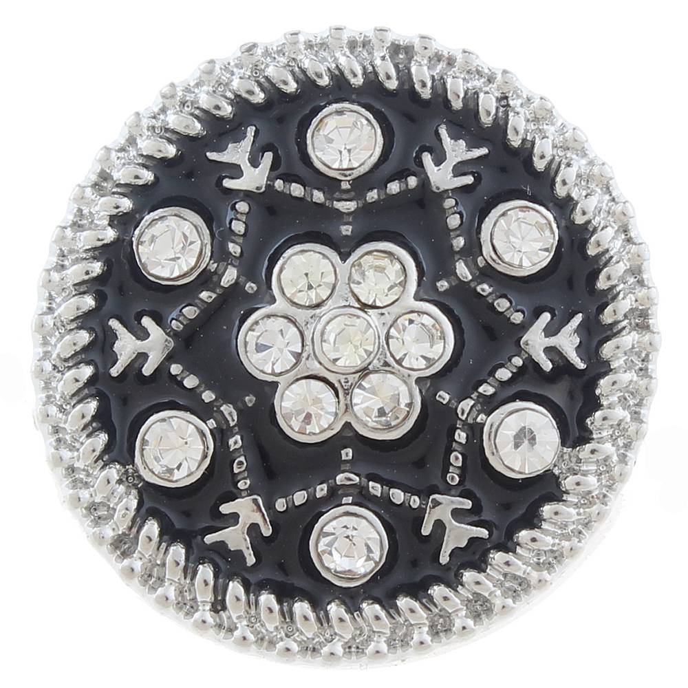 20MM snaps with rhinestone Snap Button