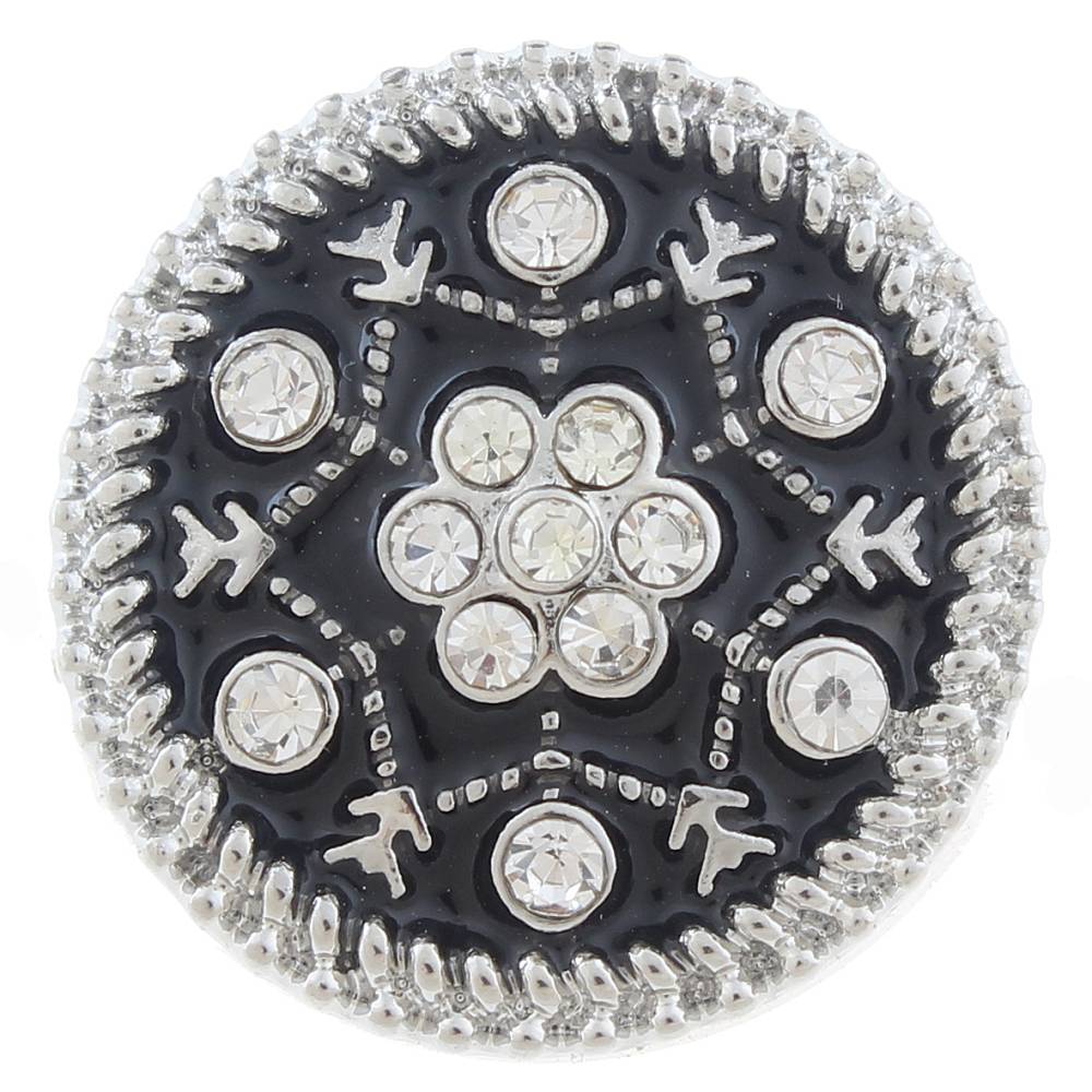 20MM snaps with rhinestone Snap Button