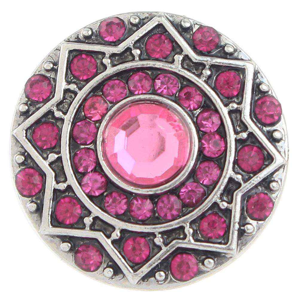 Rose 20mm Snap Button