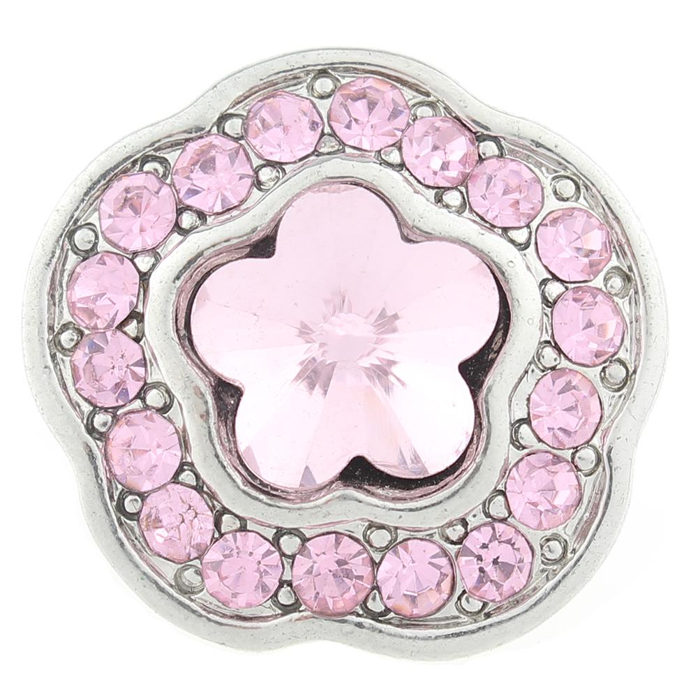 Pink 20mm Snap Button