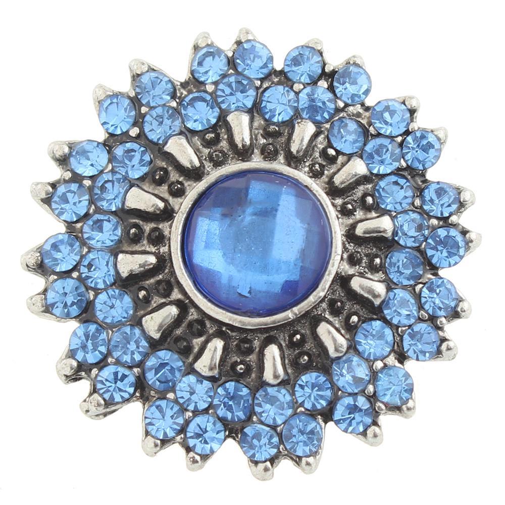 Blue 20mm Snap Button