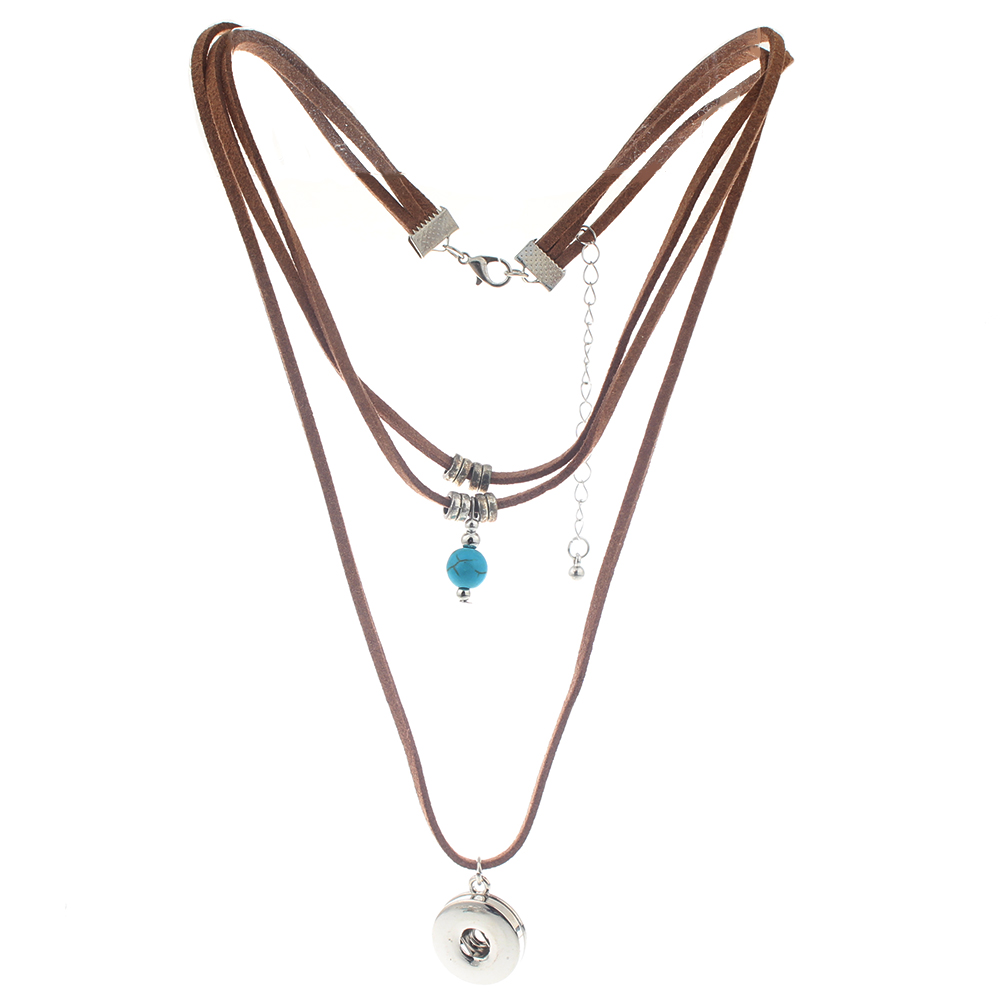 20mm Baroque irregular pendant clavicle chain Snap Necklace