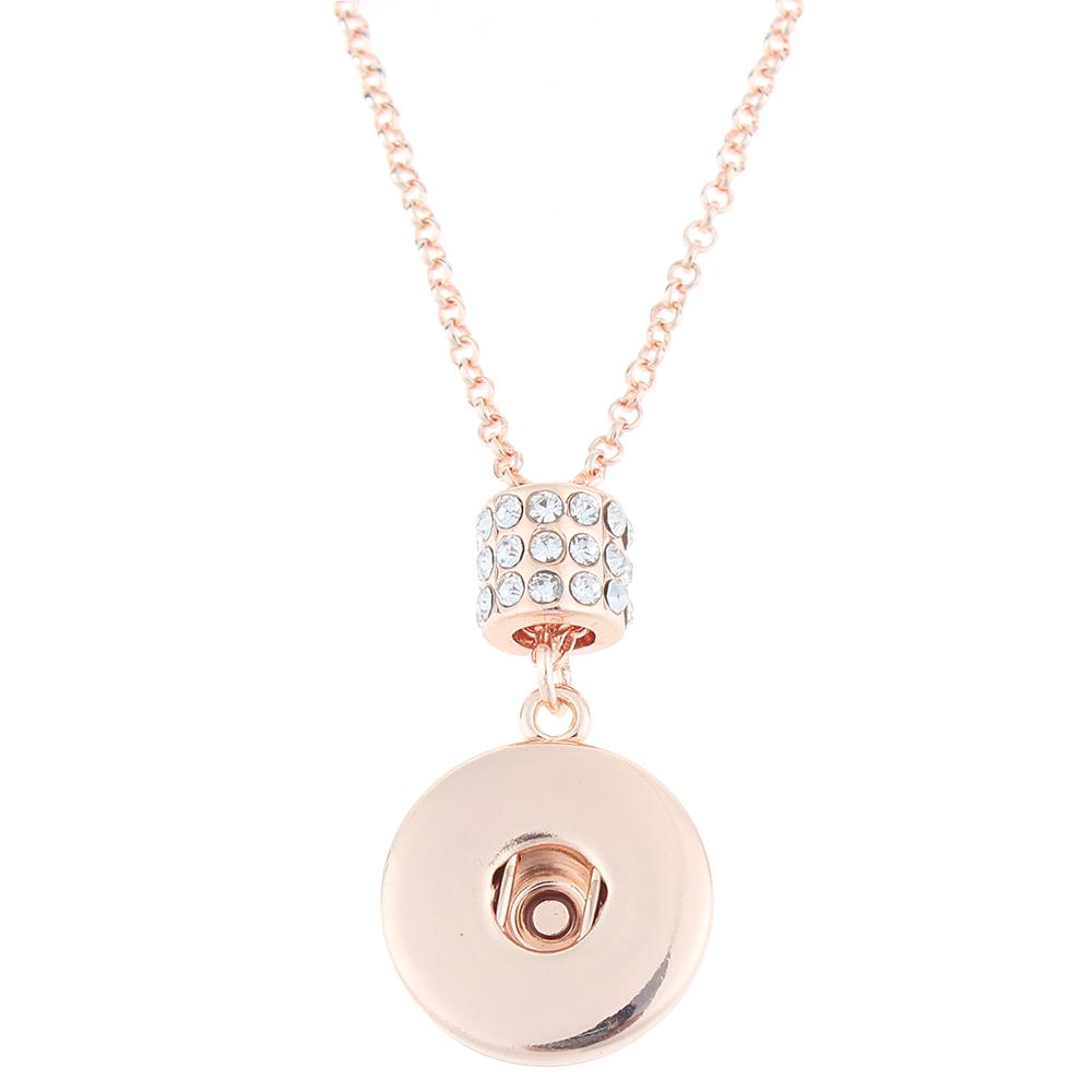 Rose Gold-plated Snaps Necklace with 45CM Chain