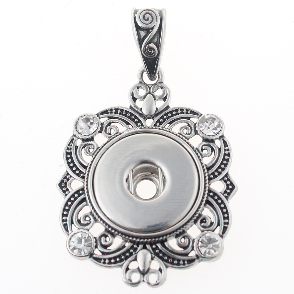 Snap button pendant without chain fit 20mm snaps