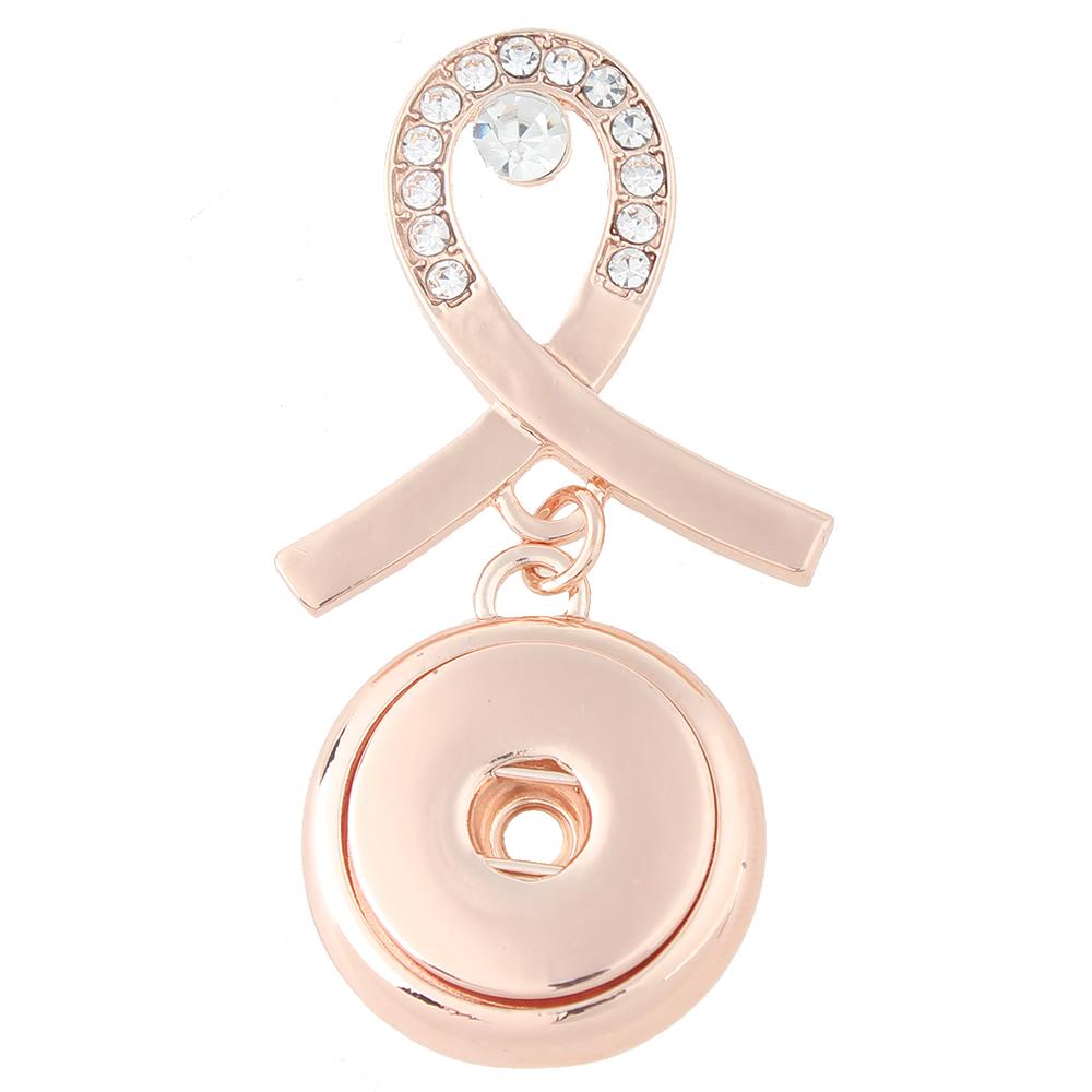 High quality Rose Gold-plated Snaps pendants without chain