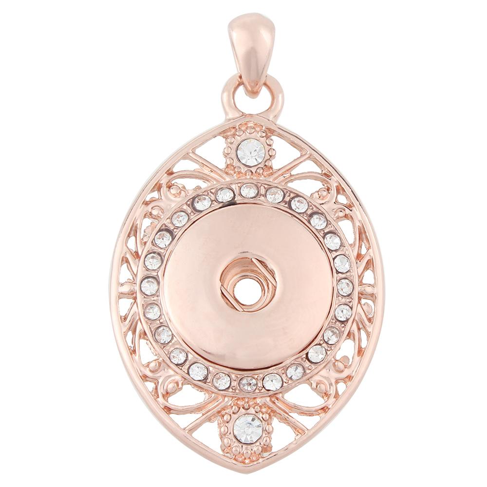 High quality Rose Gold-plated Snaps pendants without chain