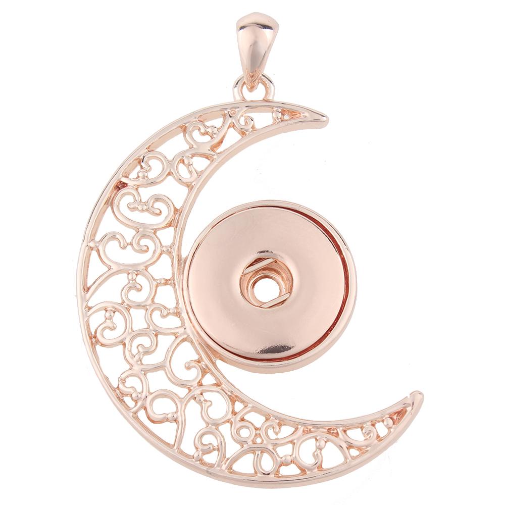 High quality Rose Gold-plated Snaps pendants without chain