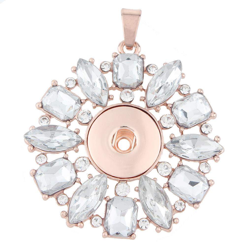 High quality Rose Gold-plated Snaps pendants without chain