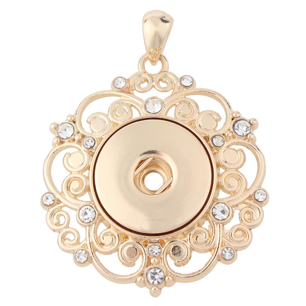 High quality Gold-plated Snaps pendants without chain