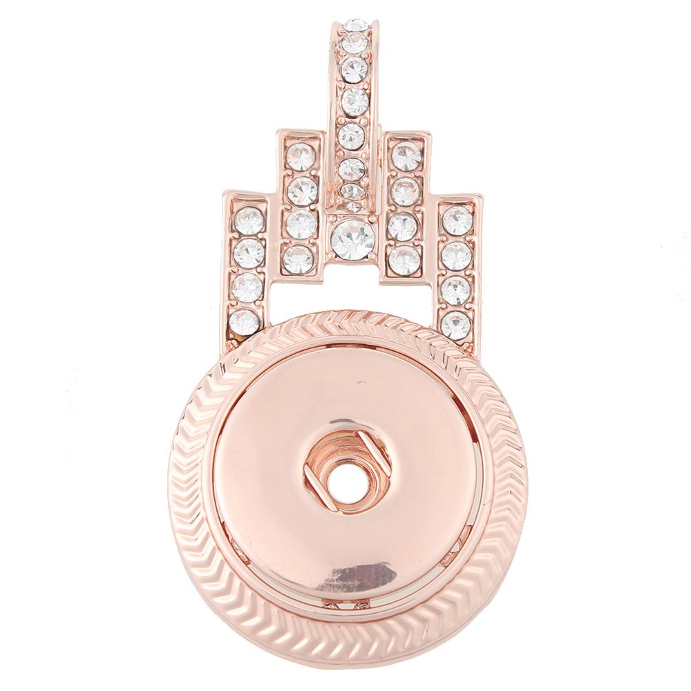 High quality Rose Gold-plated Snaps pendants without chain