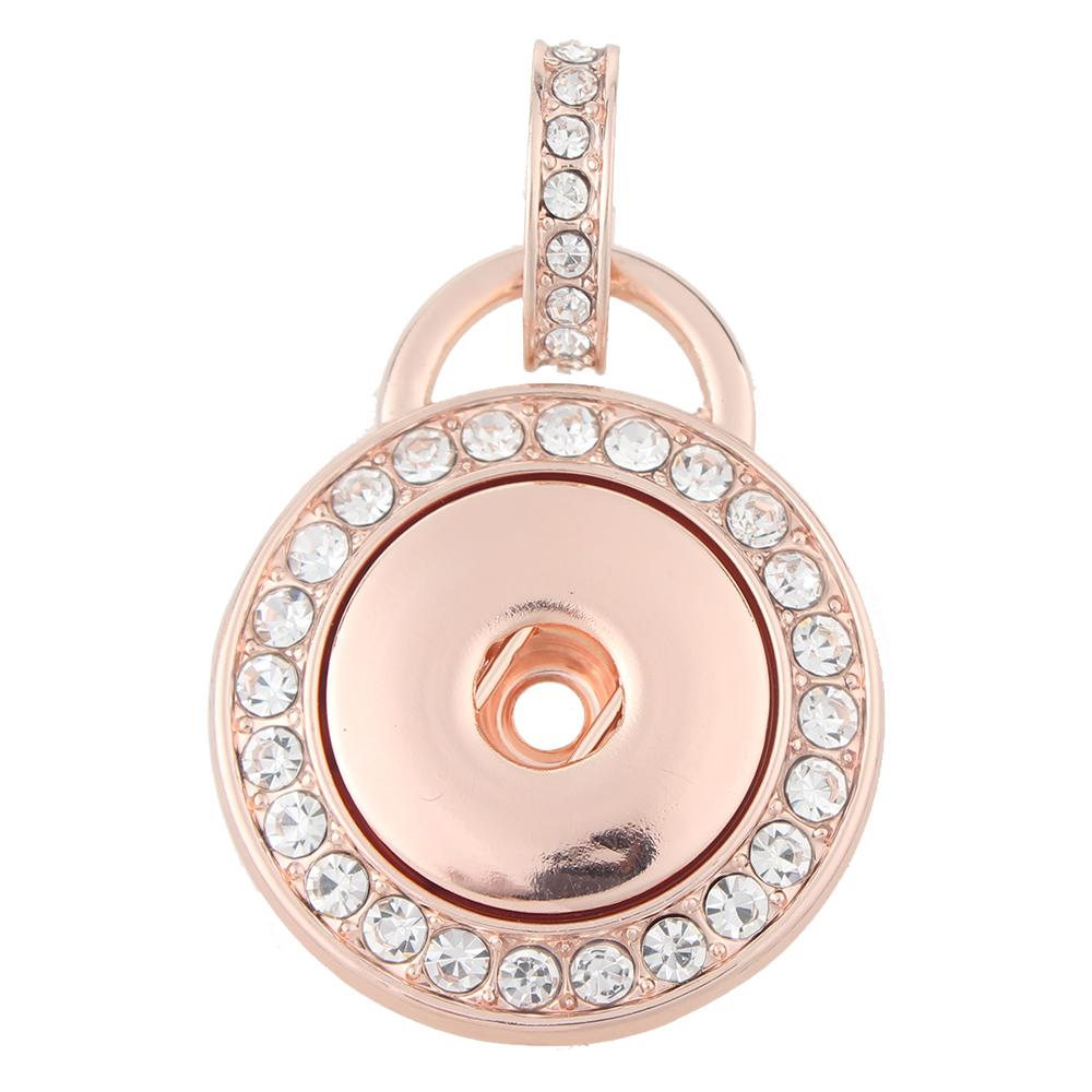 High quality Rose Gold-plated Snaps pendants without chain