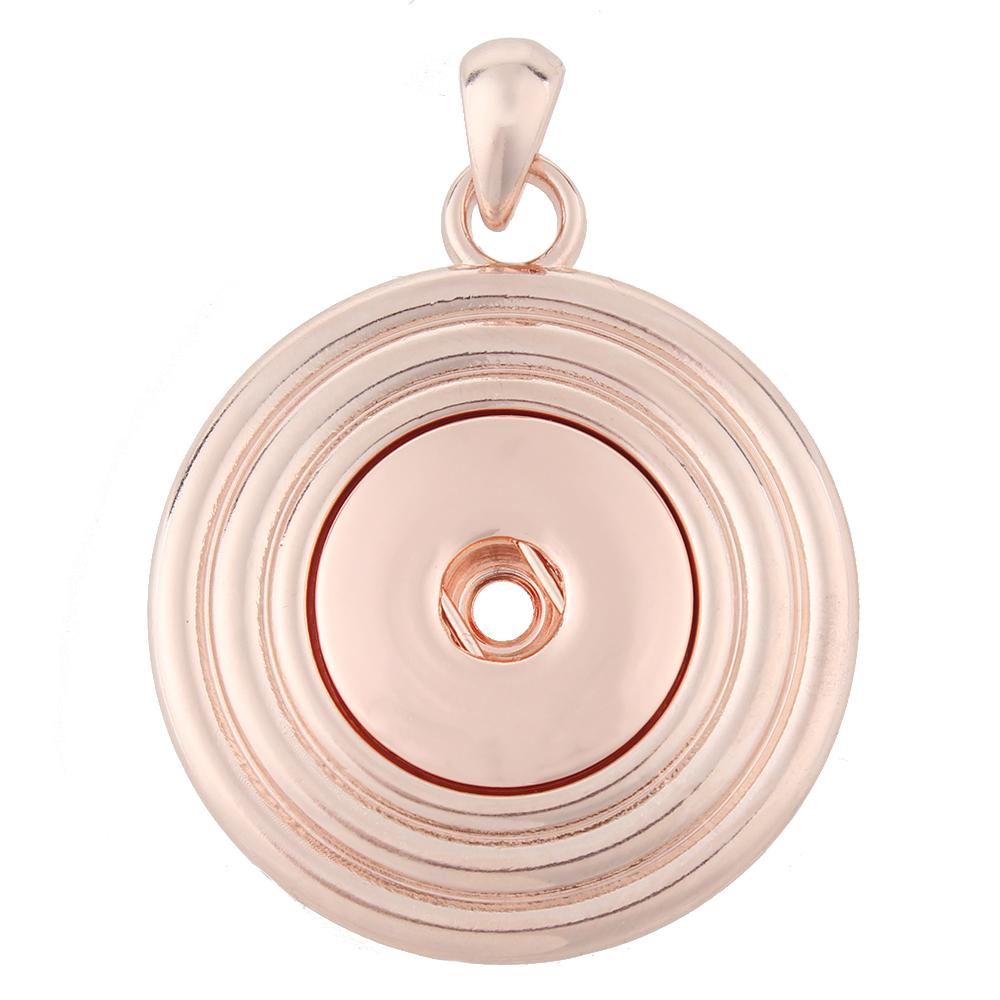 High quality Rose Gold-plated Snaps pendants without chain