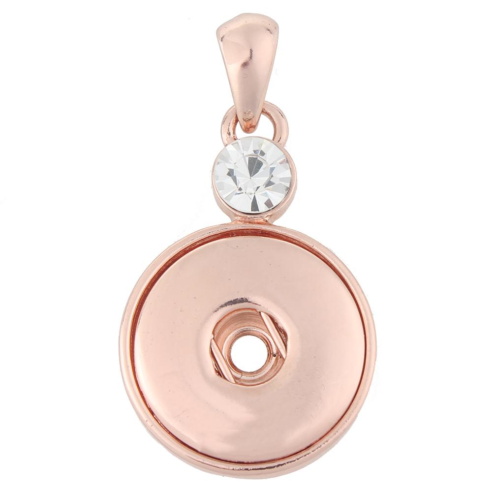 High quality Rose Gold-plated Snaps pendants without chain