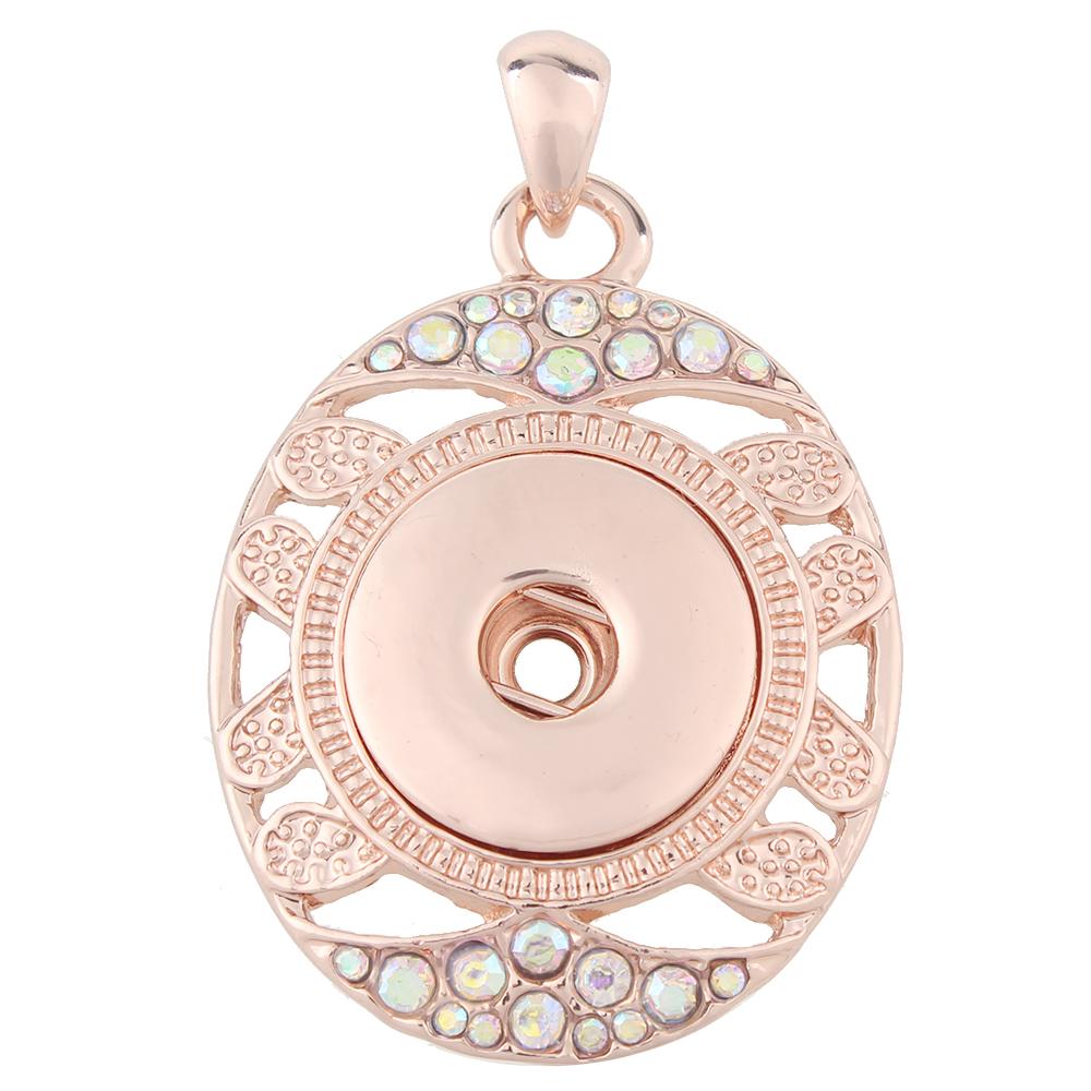 High quality Rose Gold-plated Snaps pendants without chain