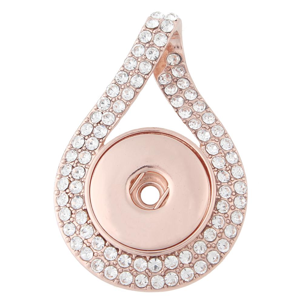 High quality Rose Gold-plated Snaps pendants without chain