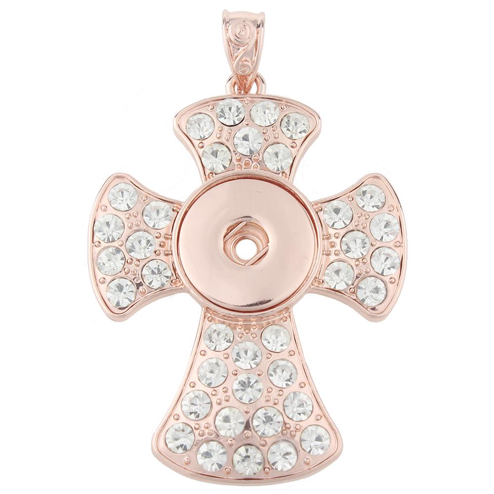 High quality Rose Gold-plated Snaps pendants without chain