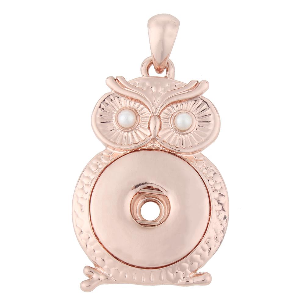 High quality Rose Gold-plated Snaps pendants without chain