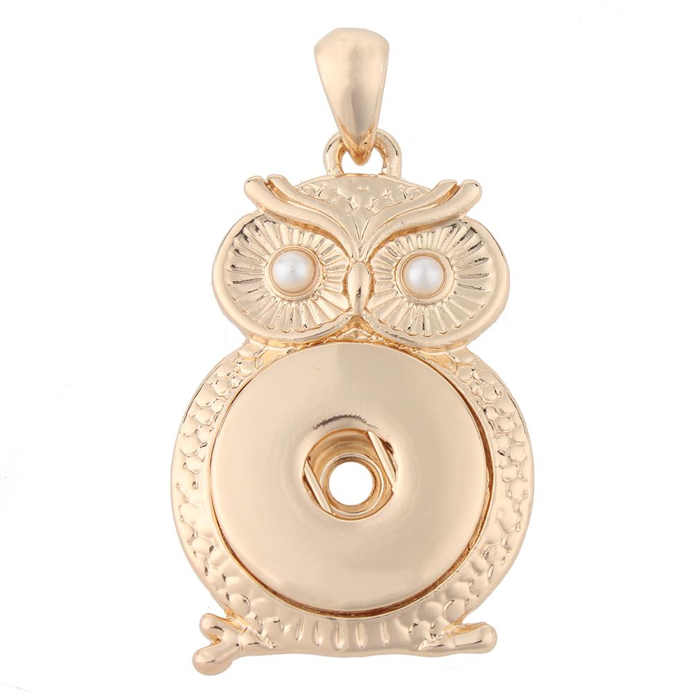 High quality Gold-plated Snaps pendants without chain