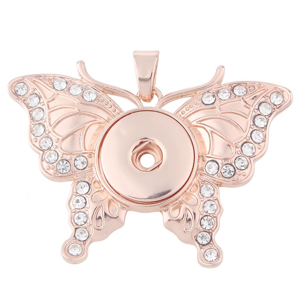 High quality Rose Gold-plated Snaps pendants without chain