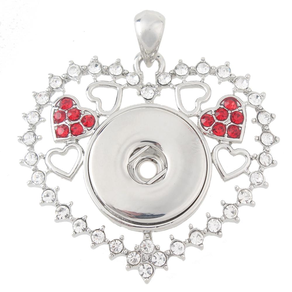 Love openwork High quality Snaps pendants without chain