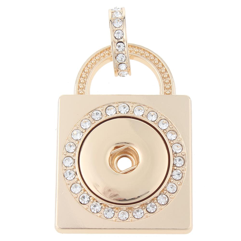 High quality Gold-plated Snaps pendants without chain