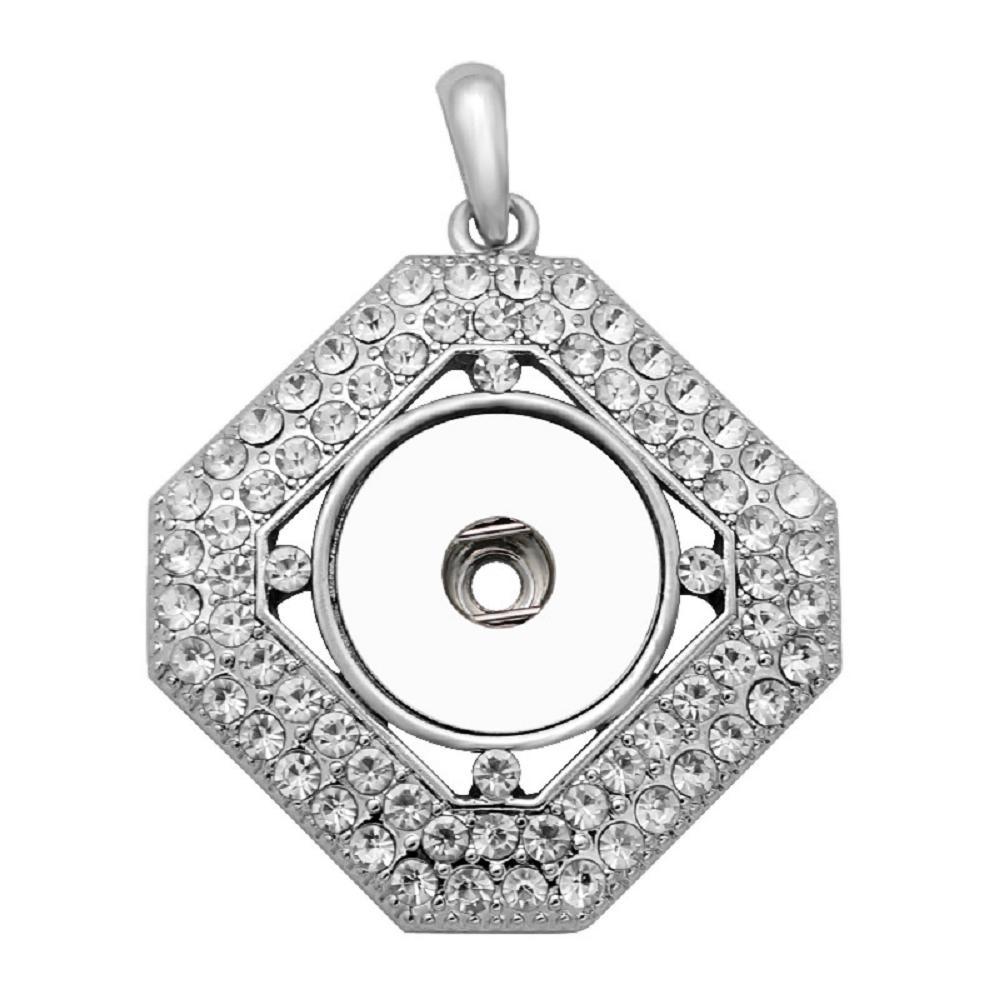 snap button pendant without chain
