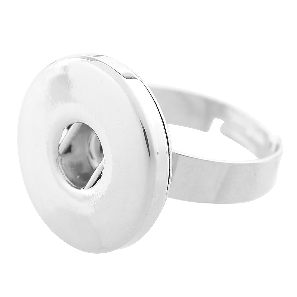 Adjustable Snap Button Rings Jewelry fit 18mm 20mm Snaps Button