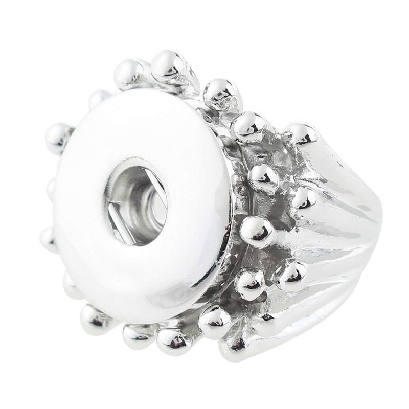 metal Snap Button Rings Jewelry fit 18mm 20mm Snaps Button