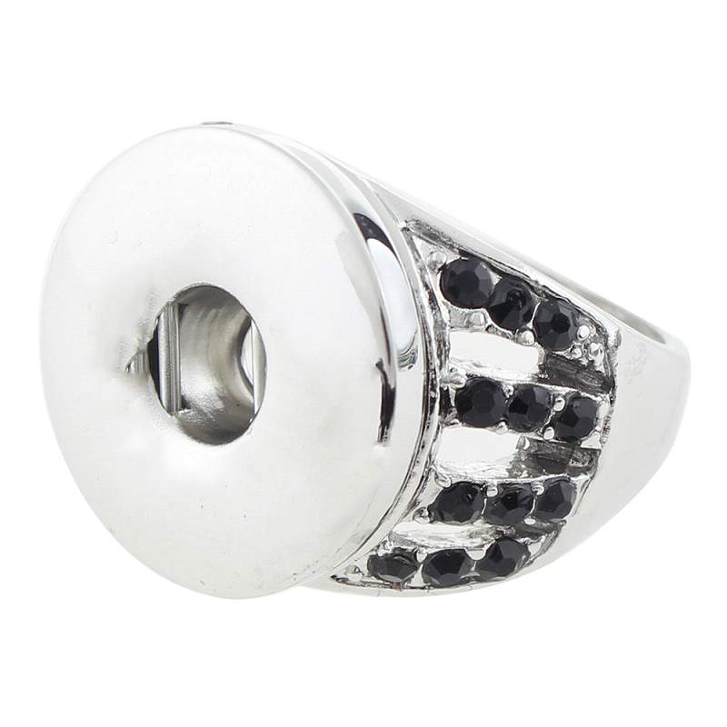 metal Snap Button Rings Jewelry fit 18mm 20mm Snaps Button