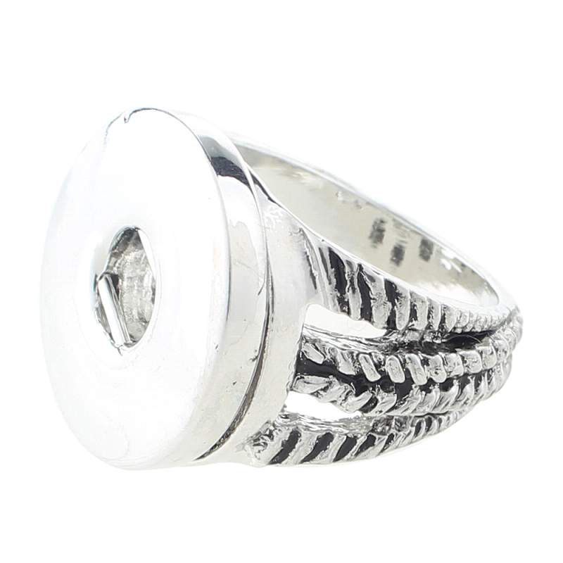 metal Snap Button Rings Jewelry fit 18mm 20mm Snaps Button