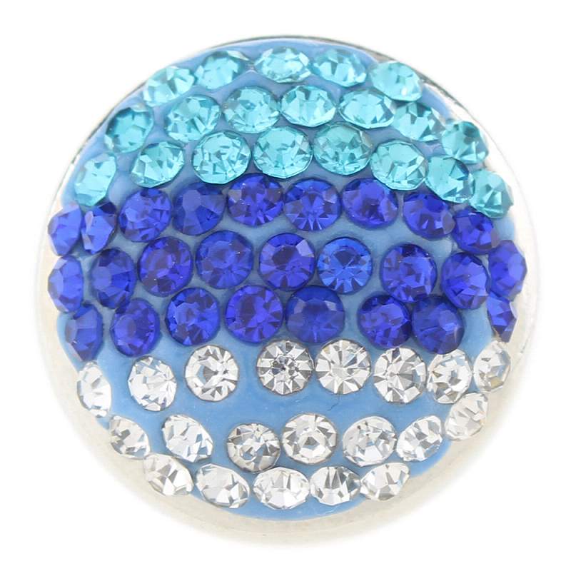 18mm Sugar snaps Alloy with rhinestones snaps jewelry