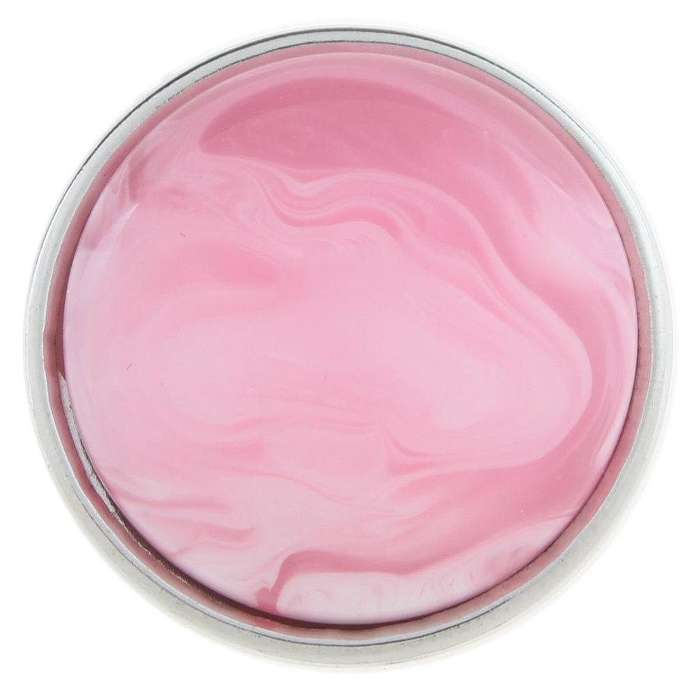 20mm vintage oil painting blooming snap button