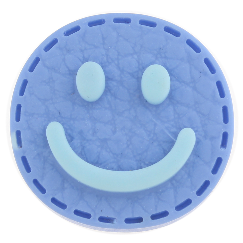 20mm colorful round smiley face resin snap button