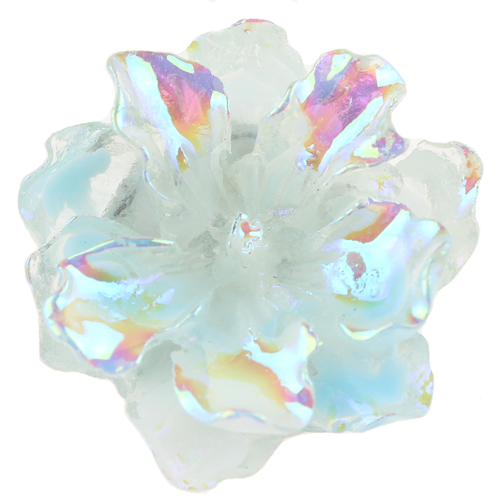 20mm Luminous colorful flowers snap button