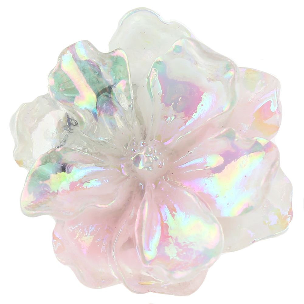 20mm Luminous colorful flowers snap button