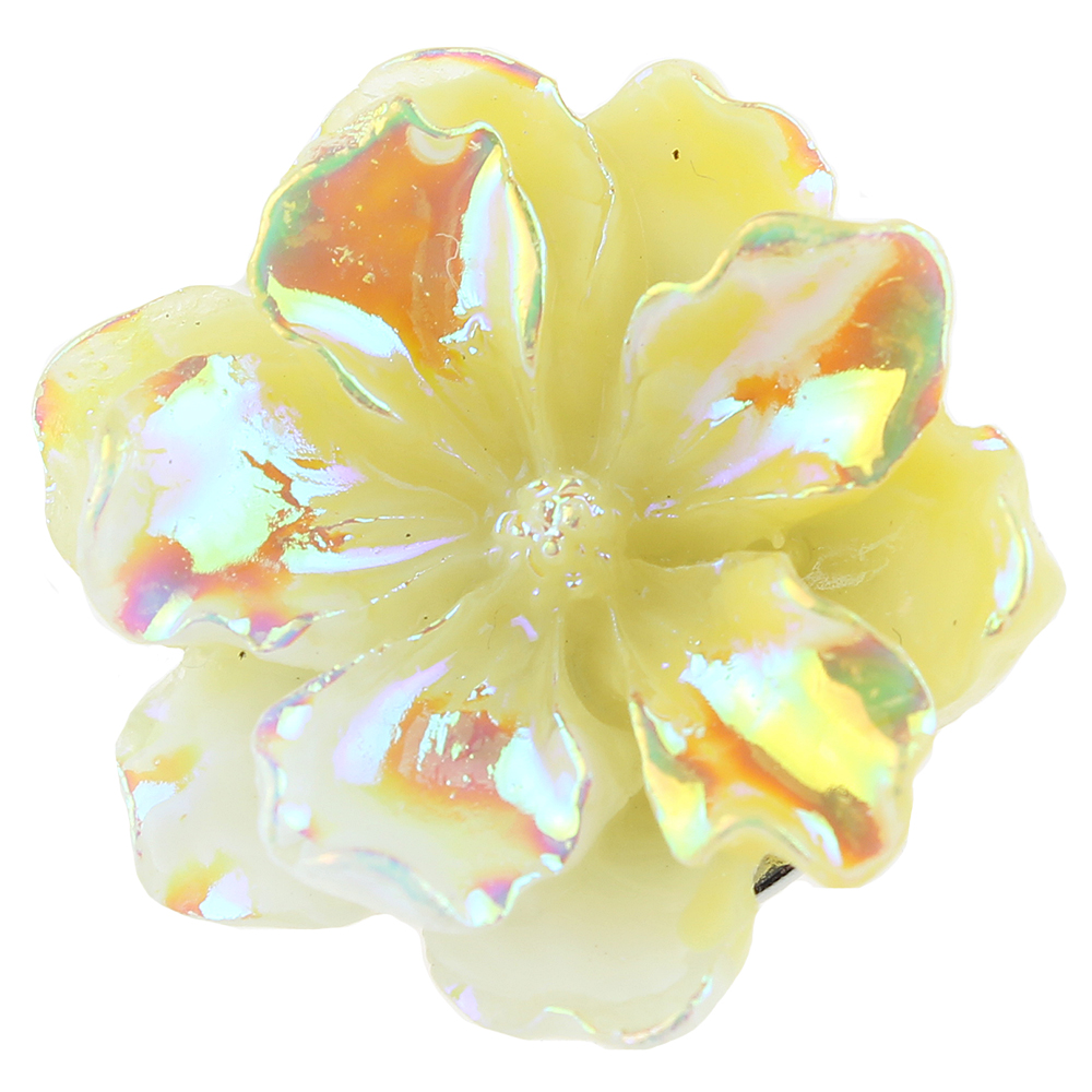 20mm Luminous colorful flowers snap button