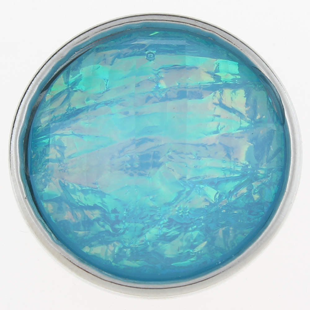 20mm Color oil painting starry sky sectioned circle snap button
