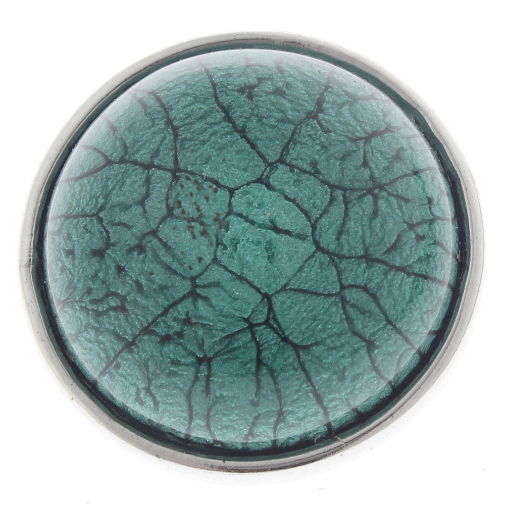 20mm Pearlescent crack round resin snap button