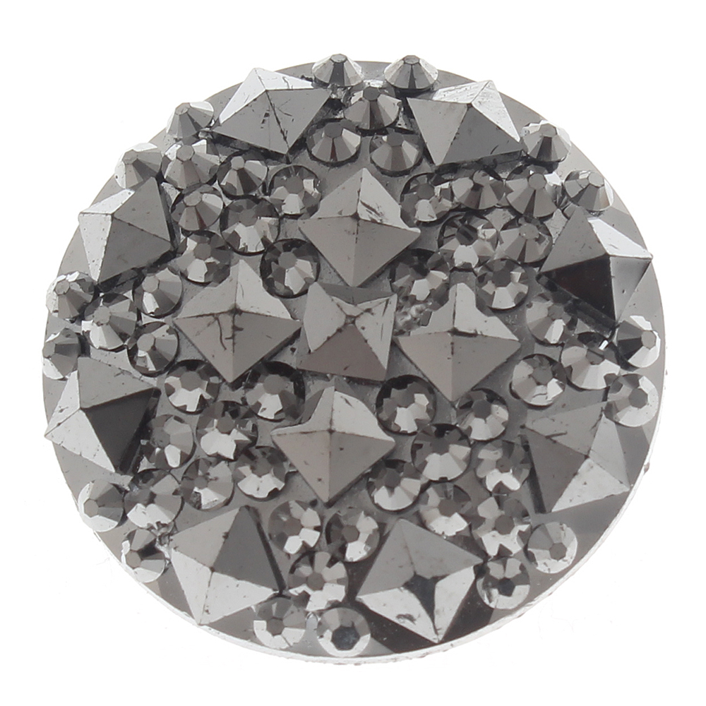 20mm Gypsophila resin snap button