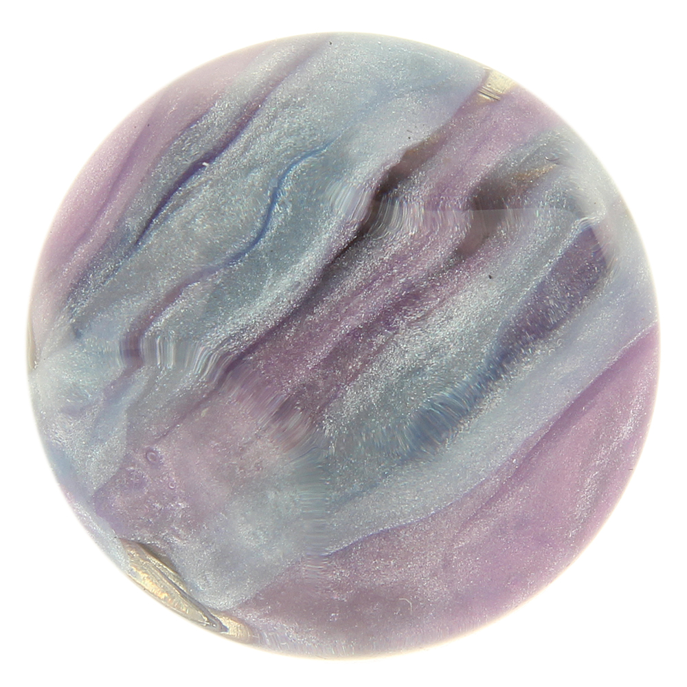 20mm Round glitter water ripple snap button