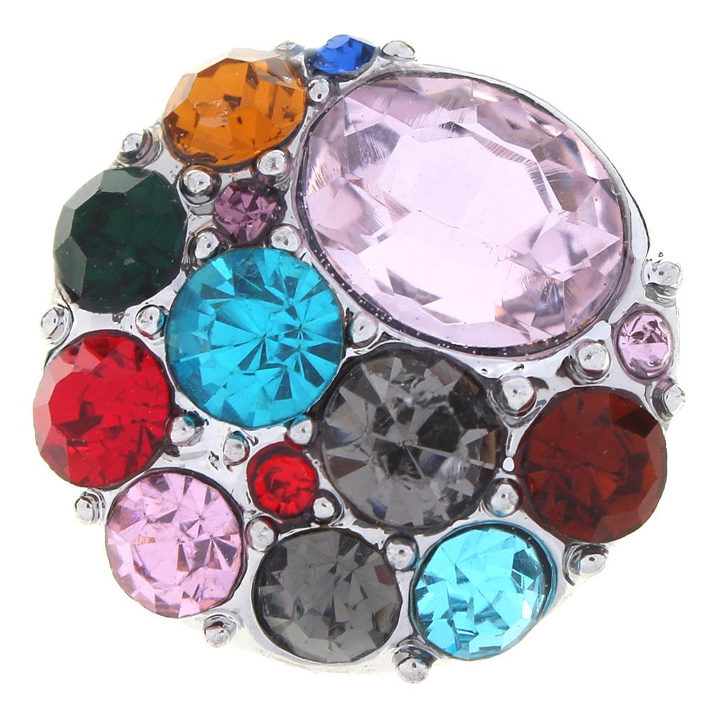 Colorful Crystal Design Snap Button