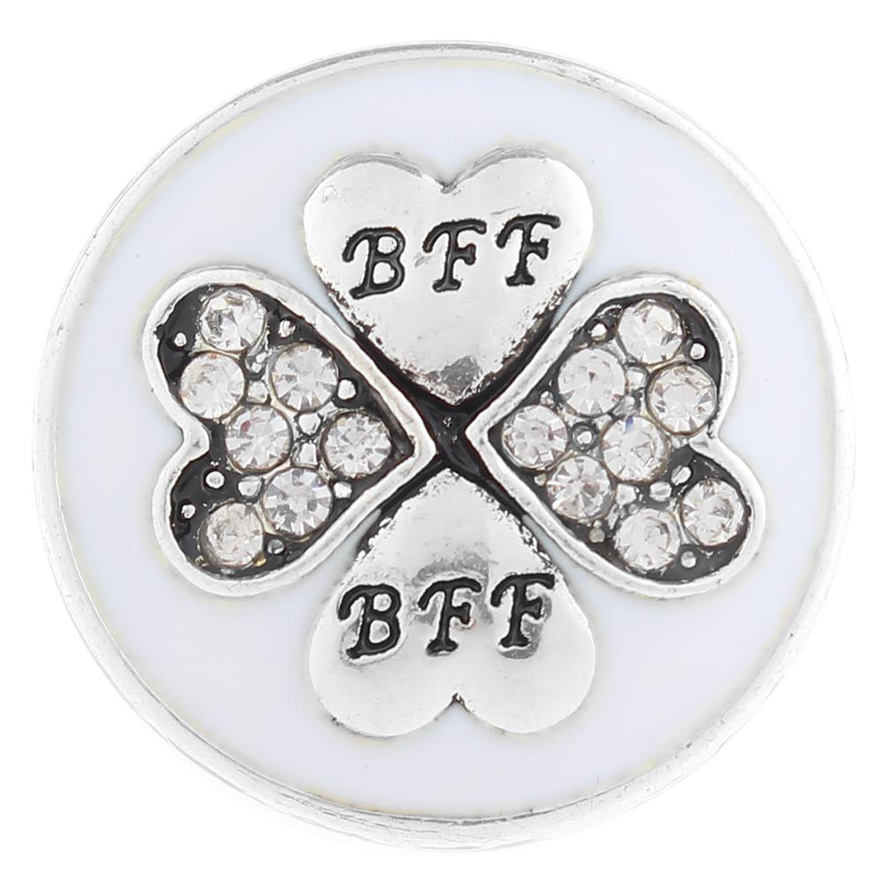 Love Heart BFF snaps 20mm Snap Button