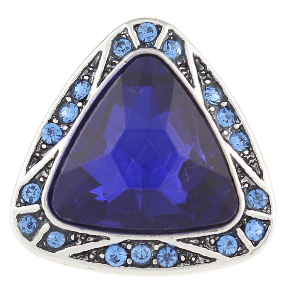 Triangular glass 20mm Snap Button